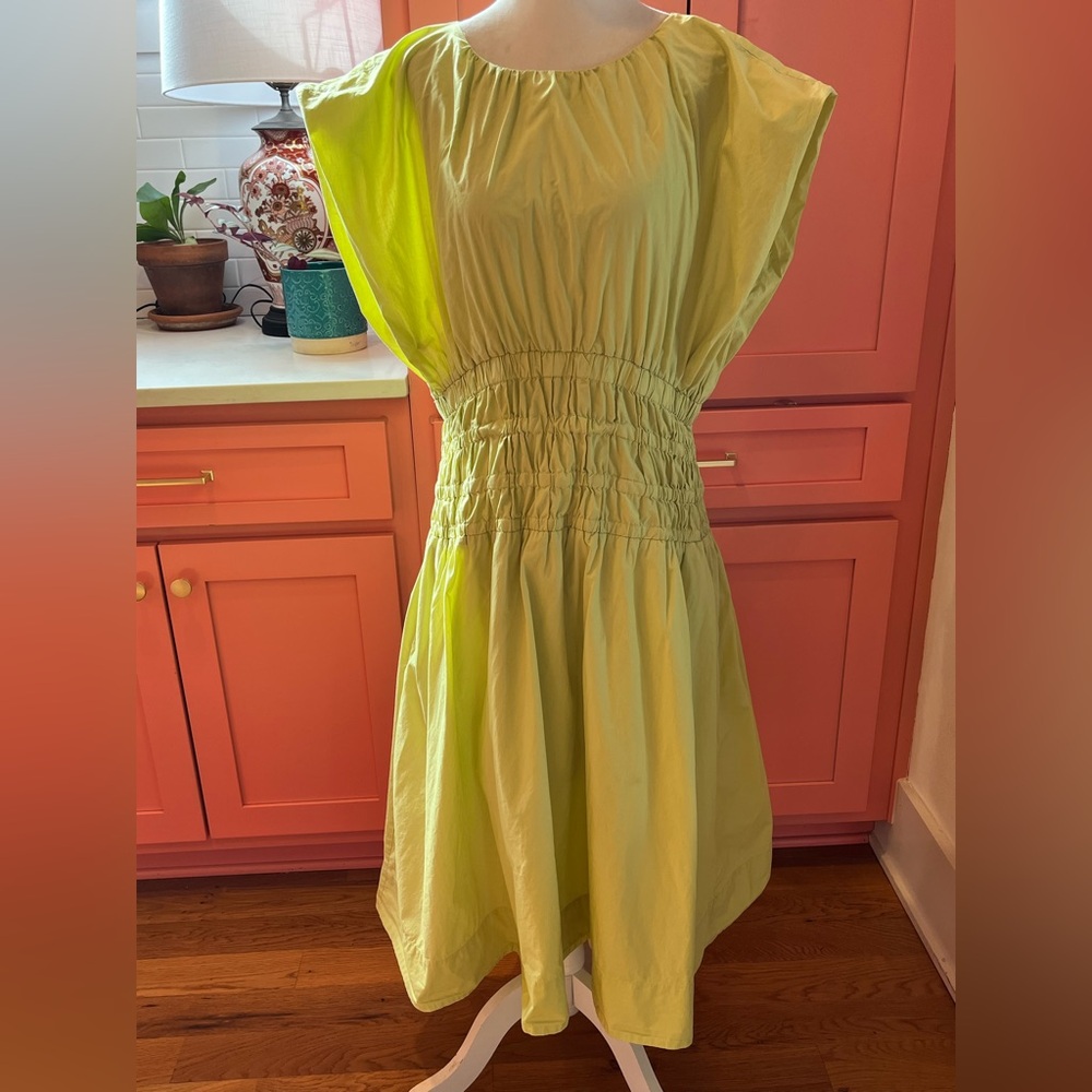 Eudon Choi Green Poplin Dress - Picture 9 of 13